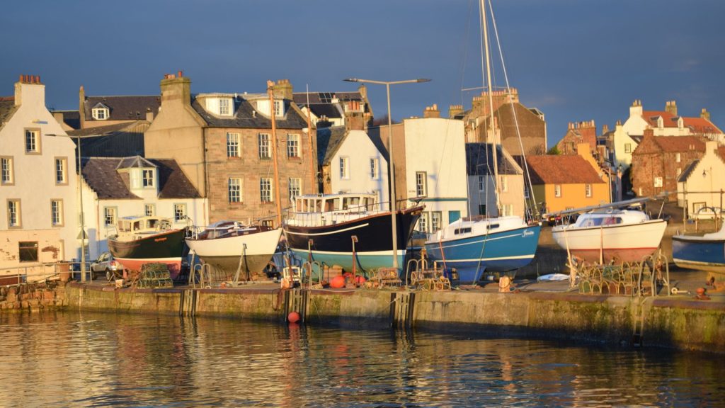 The East Neuk of Fife coast